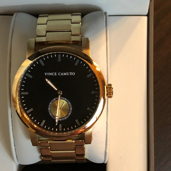 Vince Camuto Other - Vince Camuto NWT Gold Tone Stainless Steel Watch